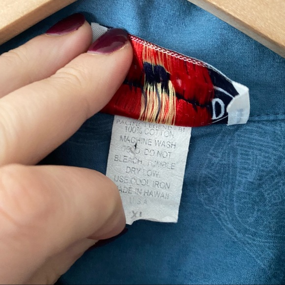 💙 Blue Motorcycle Hawaiian Shirt - Picture 6 of 9